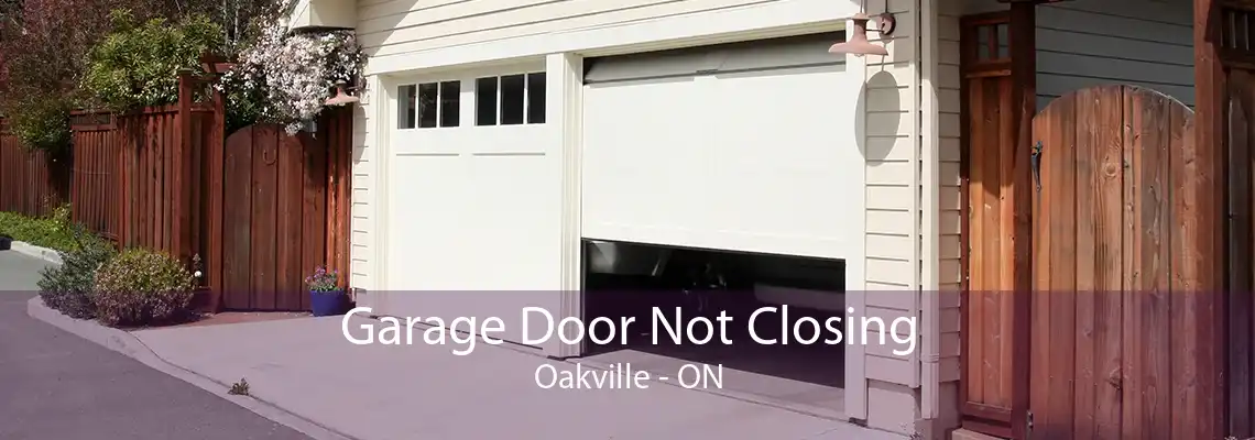 Garage Door Not Closing Oakville - ON