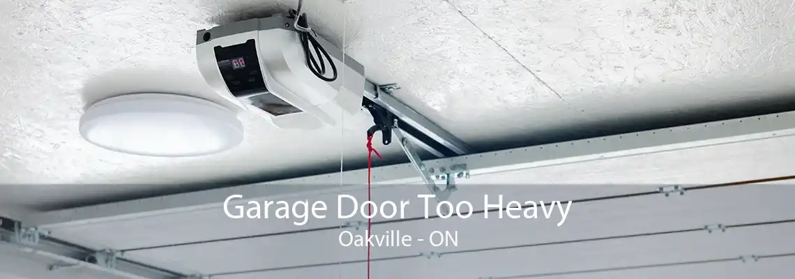 Garage Door Too Heavy Oakville - ON