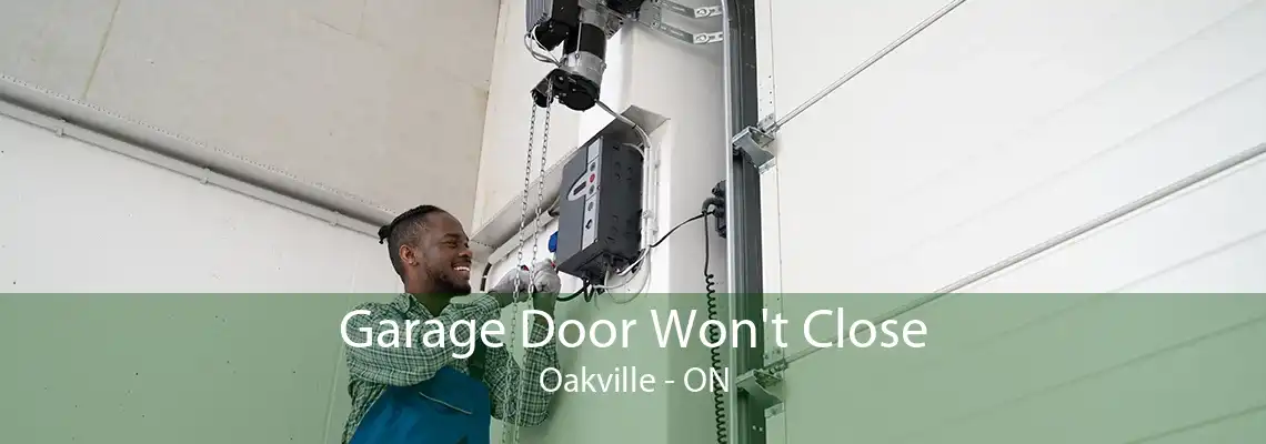 Garage Door Won't Close Oakville - ON