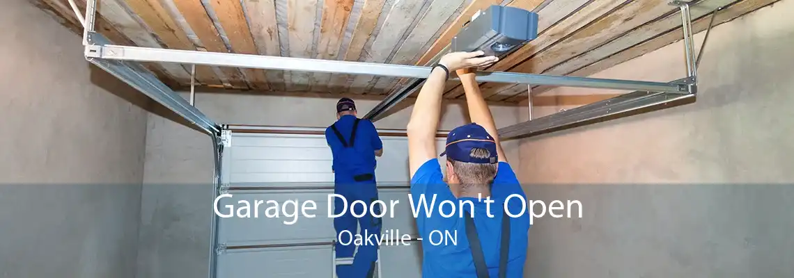  Garage Door Won't Open Oakville - ON