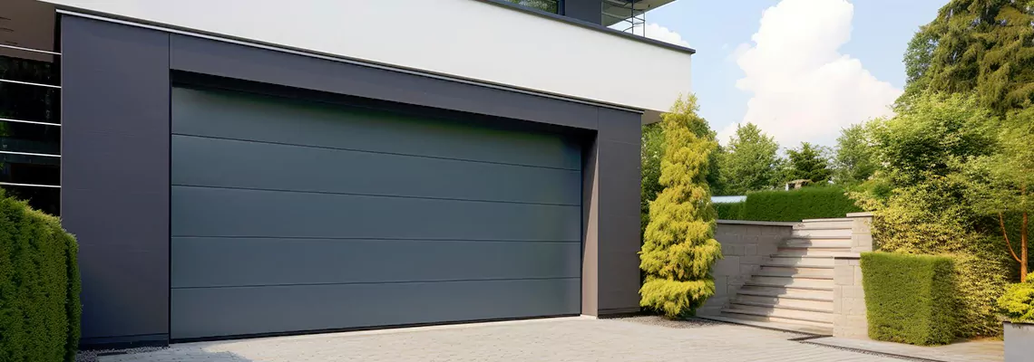 Haas Galvanized Steel Garage Door in Oakville, ON