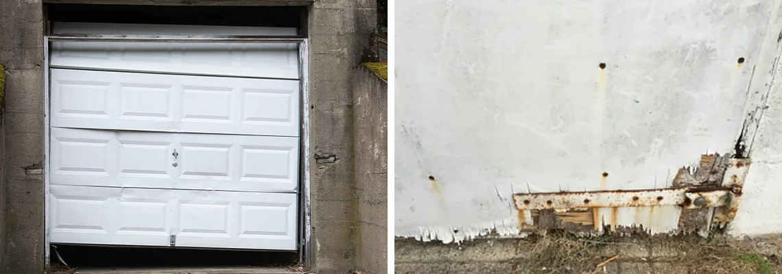 Rotten Commercial Garage Door Repair in Oakville, ON